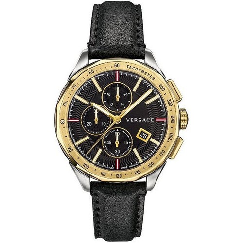 Versace Orologio Uomo Orologio da Polso Cronografo VETRO Pelle VEBJ00218 1