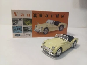Vanguards VA47000; Triumph TR3A Sports; Open Top, Pale Yellow - Picture 1 of 7