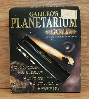 Galileo's Gold Planetarium Cosmos Guide (Windows) 20 Million+ Celestial Bodies! - Image 1 of 4
