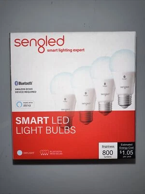 Sengled White Smart Lighting Expert Bluetooth LED Light Bulb Pack 4