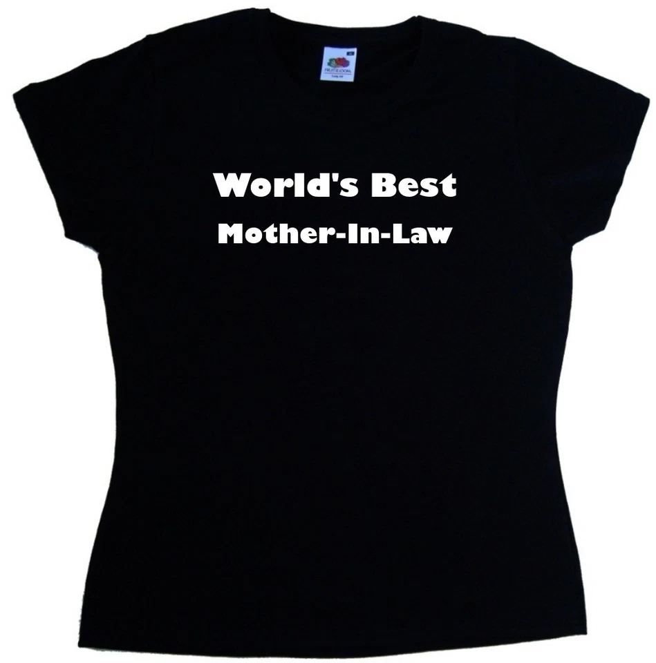 TEETREEDESIGNS World's Best Mother-In-Law Ladies T-Shirt