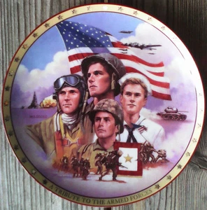 Proud To Serve Limited Edition Collector Plate - Picture 1 of 2