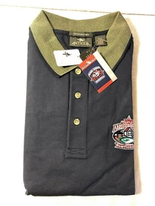 XXL Para Hombre Cuello Antiguo Mangas Cortas Bordadas 2004 Triple A Camisa Allstar - Imagen 1 de 2