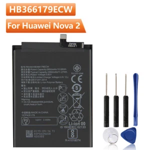 Replacement Phone Battery For Huawei Nova 2 Nova2 CAZ-TL00 CAZ-AL10 HB366179ECW - Picture 1 of 7