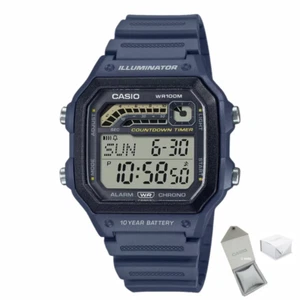 Casio Men's Classic Digital Display Resin Watch WS-1600H-2AV 10-year battery - Picture 1 of 3