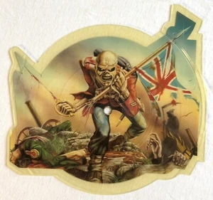 IRON MAIDEN -The Trooper- Very Rare 1983 Shaped Picture Disc (Vinyl Record) - Picture 1 of 2