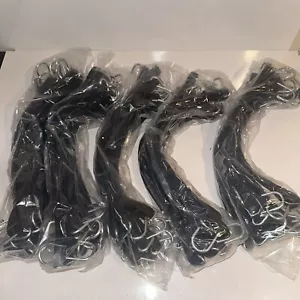 15" Natural Rubber Tarp Bungee Straps Crimped Hooks - 50 Pack - Picture 1 of 5