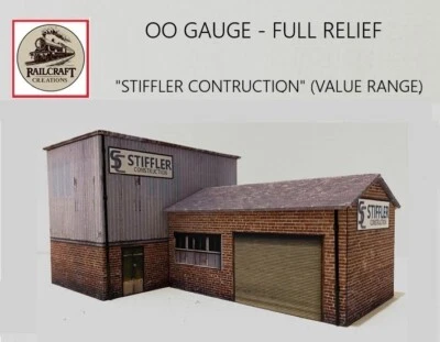 RAILCRAFT CREATIONS OO Gauge 1/76 Model Building “Stiffler Construction” Model Railway Diorama