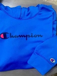 Champion Boys Hoodie XL (18/20) Blue - Picture 1 of 5