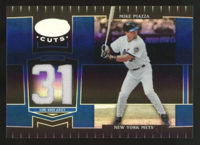 Parche número jersey azul Mike Piazza 2004 corte hoja certificado/31 #212 "A" Foto 1 de 2