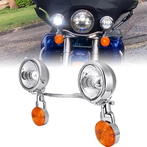 LED Passing Turn Signals Light Bar For Suzuki Intruder VS VL 700 750 1400 1500 - Picture 1 of 11