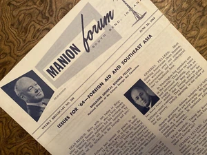 Manion Forum Newsletter 28. Juni 1964 konservativ VINTAGE - Bild 1 von 2