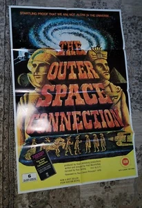 Vintage Outer Space Connection Movie Poster 1975 Ancient Aliens NOS Mint Cond. - Picture 1 of 13