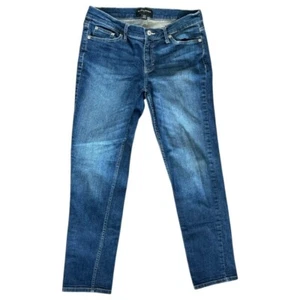 Banana Republic Damen Skinny Jeans Gr. 27/4 Dark Wash Mid Rise Stretch Denim - Bild 1 von 3