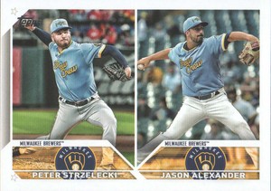 2023 Topps Update Baseball #US287 Jason Alexander RC Peter Strzelecki RC