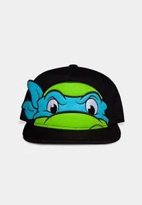 TEENAGE MUTANT NINJA TORTUGAS LEONARDO MÁSCARA PARA OJOS NEGRA GORRA DE BÉISBOL SNAPBACK - Imagen 1 de 5