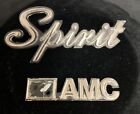 Amc Spirit 3731070 Metal Script Original Emblem & Amc Pacer Emblem-Lot Of 2 (B5)