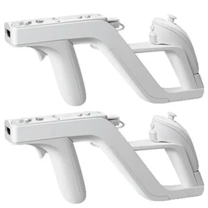 2Pcs Zapper Gun For Nintendo Wii right left Remote Controller Zapper Gun - Picture 1 of 5