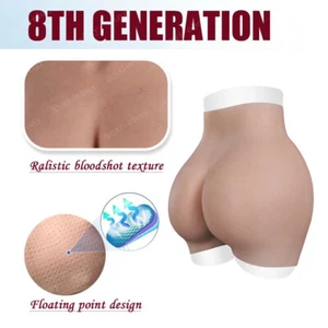 Crossdresser Silicone Fake Vagina Panties Pants Hip Buttock Enhancer Transgender - Picture 1 of 17