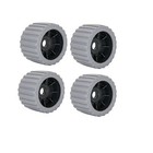 4x Bootsrolle Anhänger Seitenrolle Sliprolle Rolle Trailer Schlepprolle 21MM
