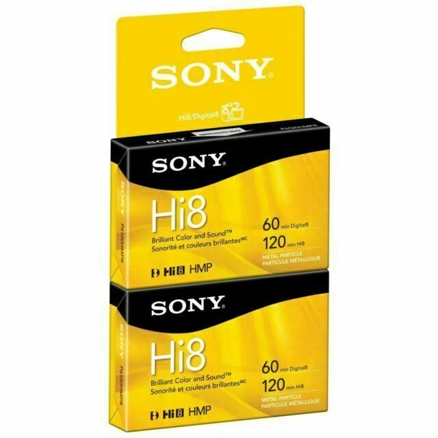 Sony Hi8 Tape 2-pack 120 minutes - P6120HMPR/2C