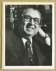 Herbert C. Brown (1912-2004) - Chimico americano - Foto firmata - Premio Nobel - Foto 1 di 2
