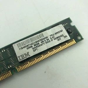 IBM 32MB EDO 168PIN DIMM Memory Module 4mx64 FRU# 42H2797 60ns 76H0275 - Picture 1 of 6