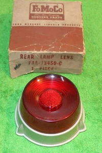 1952 Ford Customline Crestline Victoria Sunliner NOS REAR TAIL LIGHT LAMP LENS - Picture 1 of 4