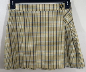 Minifalda envolvente Urban Outfitters para mujer falda escocesa mediana plisada escuela niña - Imagen 1 de 8