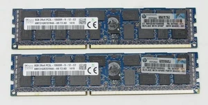 Hynix 16GB(2x8GB) HMT31GR7EFR4A-H9 PC3L-10600R DDR3 Server Memory - Picture 1 of 3