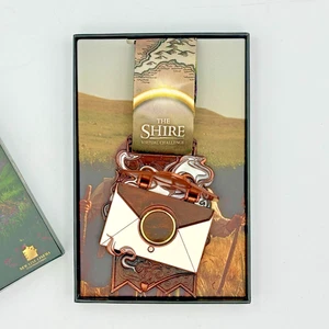 Lord Of The Rings The Conqueror The Shire Virtual Challenge Medal New Open Box - Picture 1 of 4