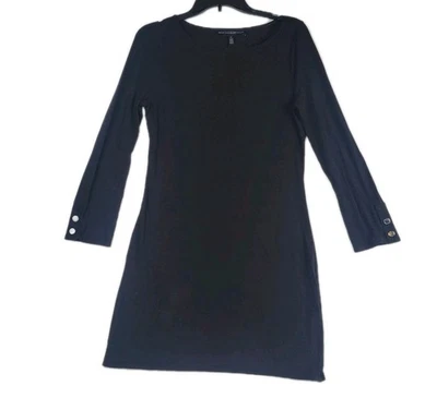 Maxi Vestido para Mujer White House Black Market Talla Pequeña Negro - Elástico Foto 1 de 4