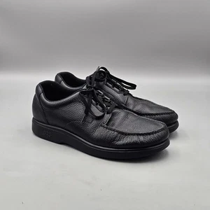 SAS Men's Size 12 M EUC Bout Time Black Leather Casual Comfort Lace Up Oxfords - Picture 1 of 8