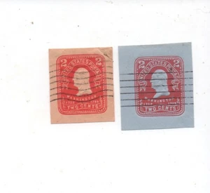United States used cut square U397 U398 - Picture 1 of 1