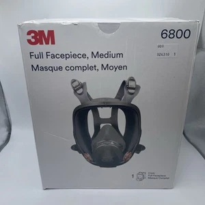 3M 6800 wiederverwendbare Vollgesichts-Atemschutzmaske Größe Medium - Bild 1 von 7