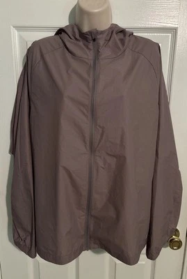 Chaqueta cortavientos Free Fly Headwind cremallera completa con capucha ligera púrpura salvia XL Foto 1 de 4