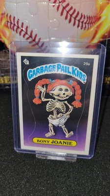 1985 Topps Garbage Pail Kids Card Series 1 Matte Checklist Bony Joanie 29a - Image 1 of 2