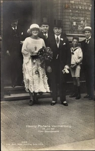 Judaika Ak Schauspielerin Henny Porten, Vermählung 1921, Wilhelm... - 3611698 - Picture 1 of 2