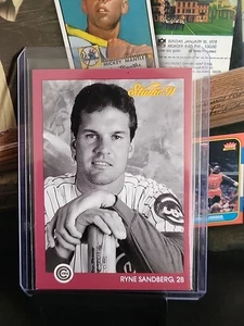Studio Leaf Ryne Sandberg Cubs 1991 #158 Chicago Cubs 🔥 - Imagen 1 de 10
