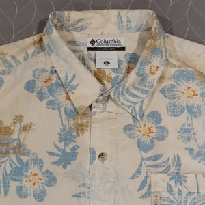 Camisa Columbia Camp Aloha Hawaiana Botón Para Hombre XL Tropical Flores Floral - Imagen 1 de 18