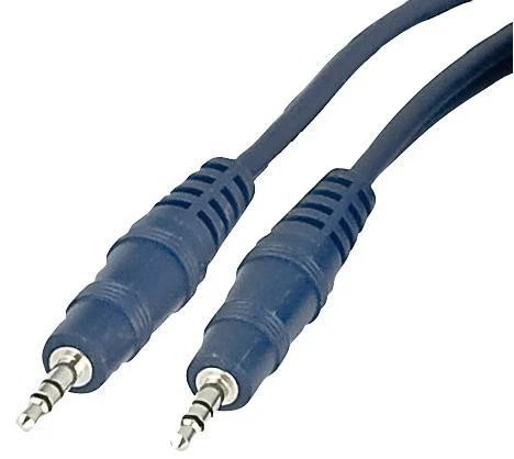 DAP AUDIO - Conector estéreo de 3,5 mm a conector cable de escenario, 3 m azul Foto 1 de 1