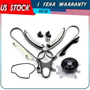 For 02-10 Dodge Jeep 3.7L 226 V6 Timing Chain Water Pump Kit W/O Gears - Picture 1 of 15