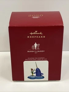 Hallmark Keepsake 2020 ELF Buddy's Buddy Narwhal Elf Magic Sound Ornament NEW - Picture 1 of 4