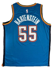 ISAIAH HARTENSTEIN signed Oklahoma City Thunder  Jersey w/ COA PSA DNA AO78393 - Picture 1 of 3