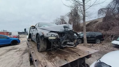 Motor limpiaparabrisas compatible con 14-22 INFINITI Q50 1603083 Foto 1 de 4