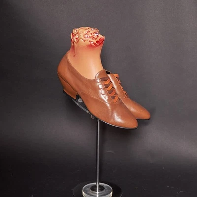 1980s Vintage Candie's Fastrack Brown Glam Heels - Image 1 of 4