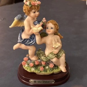 Colección De Elina - 2 querubines con palomas - Imagen 1 de 6