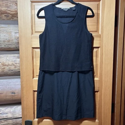 Maison Scotch женщин черный сетки без рукавов Shift платье размер маленький эмо панк готики - Изображение 1 из 4