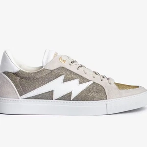 Zapatillas bajas brillantes brillantes ZADIG & VOLTAIRE ZV1747 talla 39-8 EE. UU. - Imagen 1 de 12