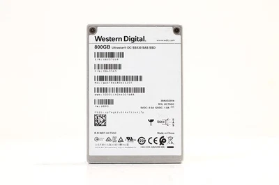 WD Ultrastar DC SS530 WUSTR6480ASS201 800GB 2.5" 12Gb/s TLC SAS SSD P/N: 0B40363 - Image 1 of 2